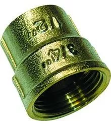 Муфта лат. перех. Ду20х15 (3/4"-1/2")  ник.