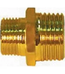 Ниппель лат. перех. Ду15х10 (1/2"х3/8") никель