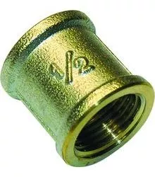 Муфта лат. Ду20 (3/4")  никель