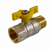 Кран шар. г/ш GAS 3/4" баб. (уп. 80шт.)